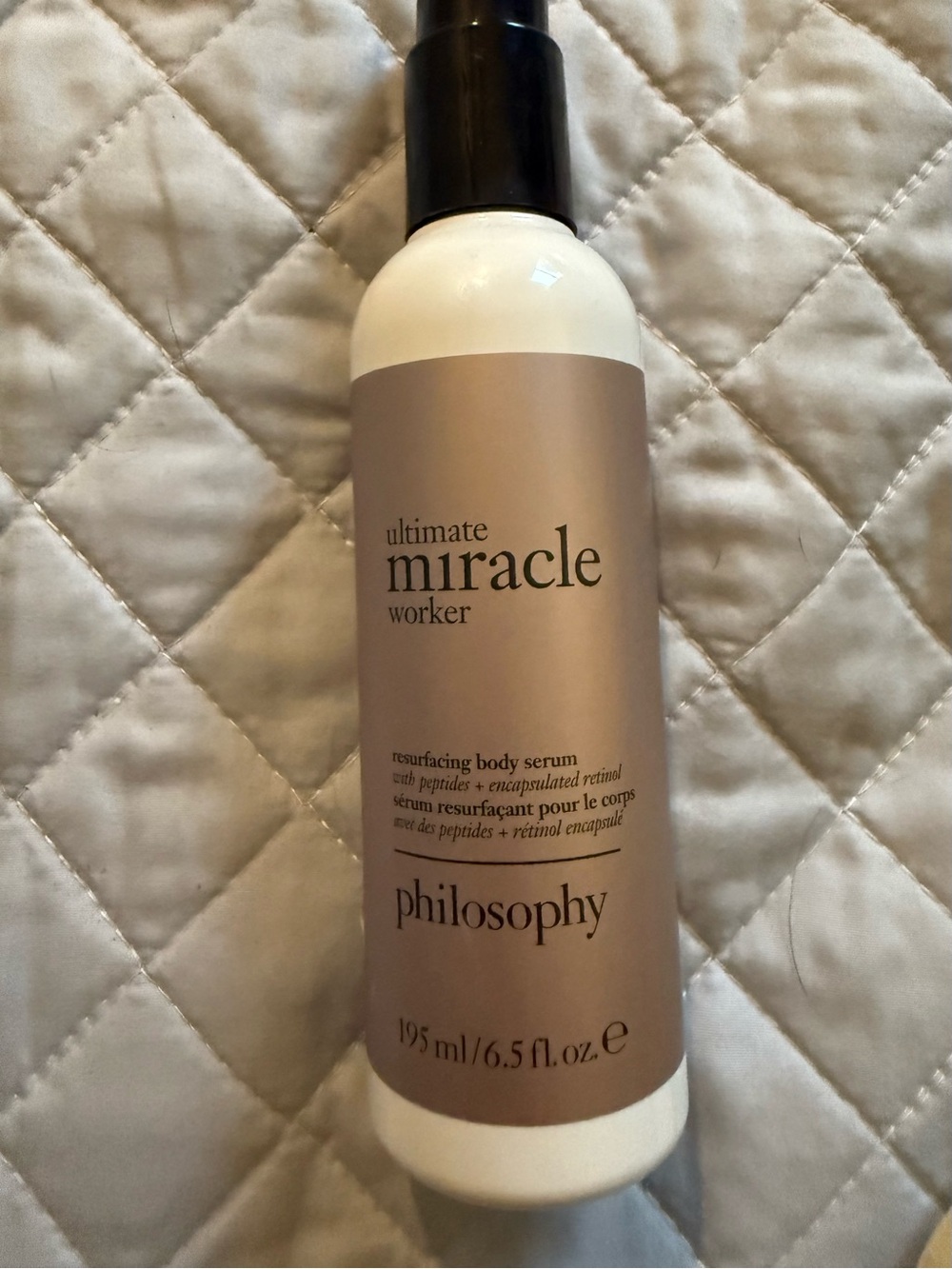 Philosophy Miracle Worker Resurfacing Body Serum - Taupe & White